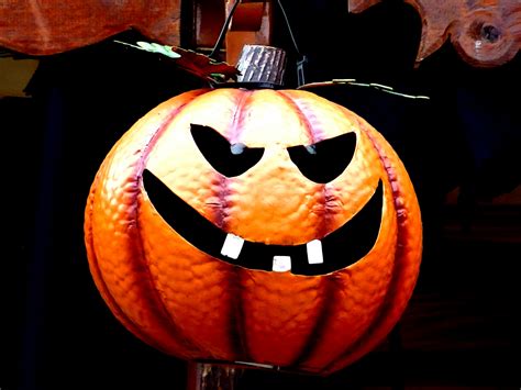 Scary Halloween Pumpkin Free Stock Photo Public Domain Pictures
