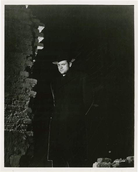 Orson Welles The Third Man Original Photograph From The 1949 Film The
