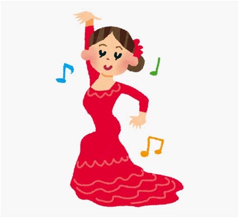 Spanish Flamenco Clip Art Free Transparent Clipart Clipartkey