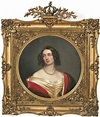 Retrato de Isabel Luisa de Baviera Reina consorte de Prusia. Óleo sobre ...