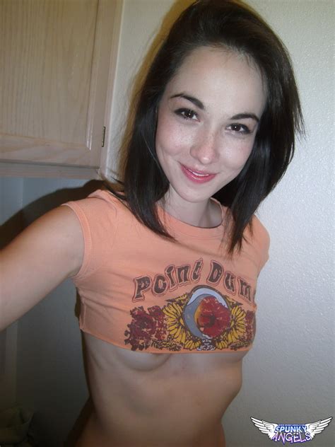 Spunkyangels Cute Petite Teen Emily Takes Selfshot Pictures Of Her