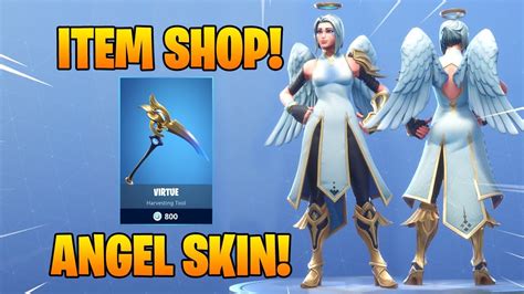 New Ark Angel Skin And Virtue Pickaxe Fortnite Item Shop January 11