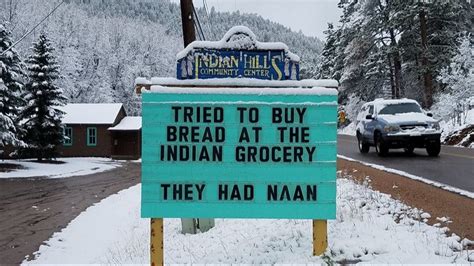 The Story Behind That Punny Sign In Indian Hills