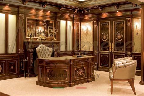 Executive Office Luxury Italian Classic Furniture Riset