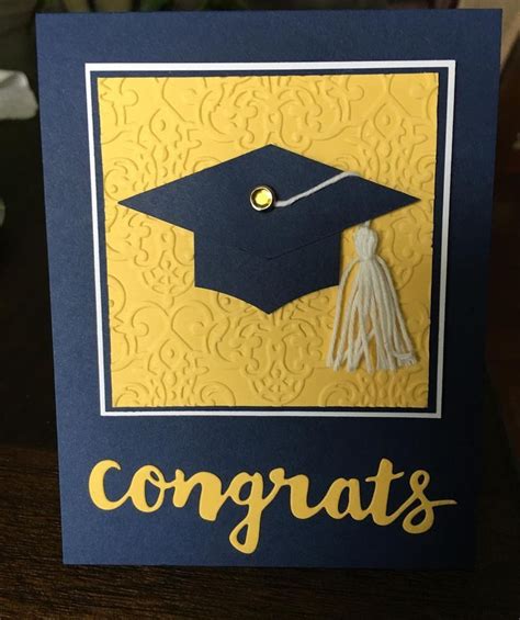 Handmade Graduation Card From Wandasimages Black And Yellow