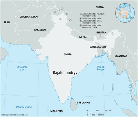 Rajahmundry India Map History And Facts Britannica