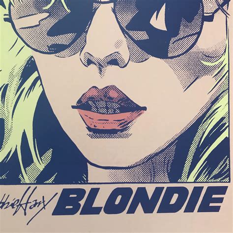 Debbie Harry Blondie Art Print A3 Illustration Poster 1970s Etsy
