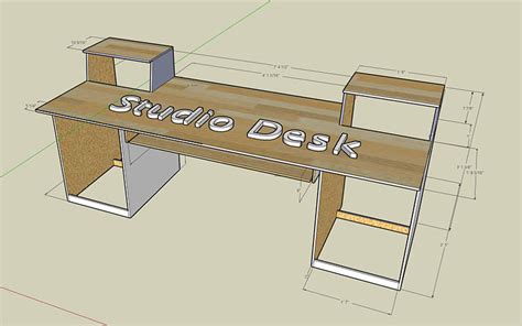 19 Diy Studio Desk Plans And Ideas Thehomeroute