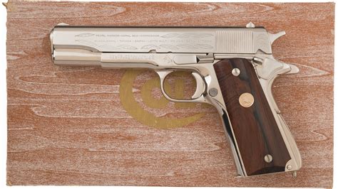 Colt 1911a1 Pacific Theater Of Operations Commemorative Pistol Rock