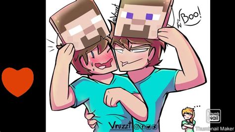 Herobrine X Steve Yaoi