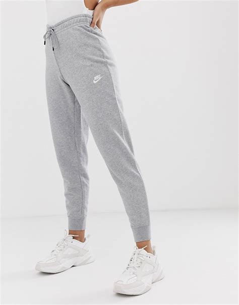 Nike Gray Essentials Slim Sweatpants Teenage Outfits Cute Lazy Outfits