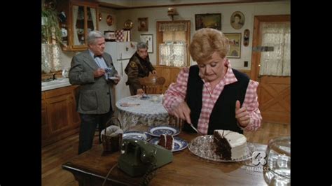 Jessica Cutting Cake In Her Kitchen For Seth And Amos Murder She Wrote Pinterest Angela