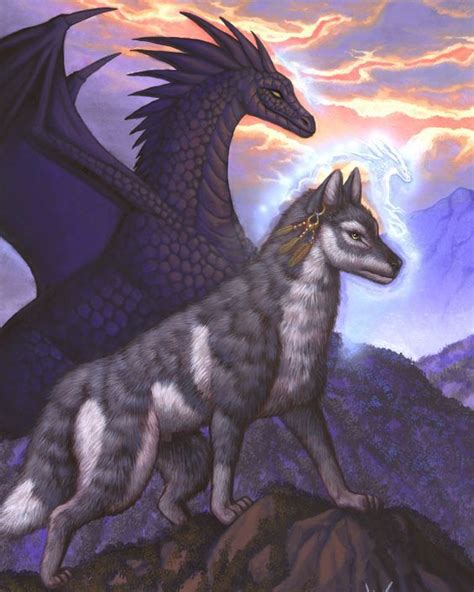 Fantasy Wolf Fantasy Dragon Fantasy Art Magical Creatures Fantasy