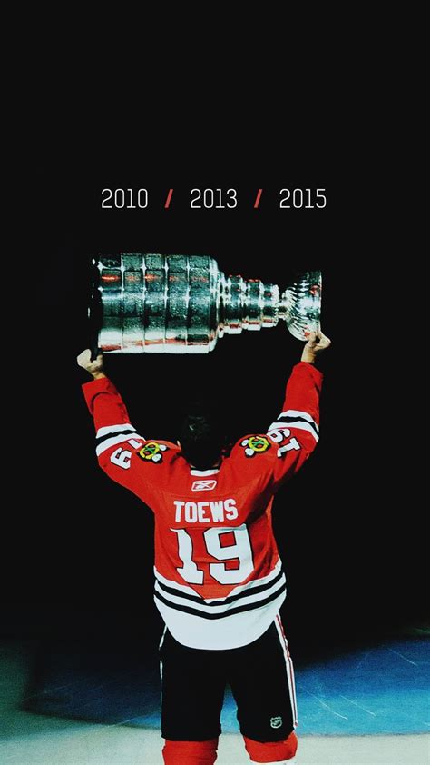 This Is Jonathan Toews With The Stanley Cup That He Has Won Three Times