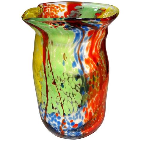 Dale Tiffany Spectrum Multi Color 12 12 High Art Glass Vase 9j175