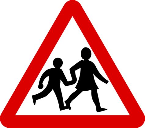 Filemauritius Road Signs Warning Sign Childrensvg Wikimedia Commons