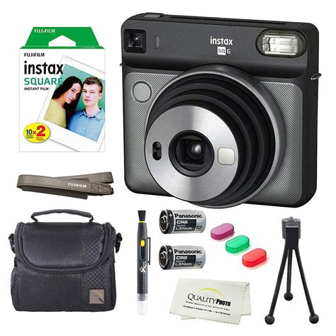 Fujifilm Instax Square Sq6 Instant Film Camera Graphite Grey Instax