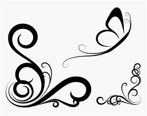 Floral design victorian era bokmärke flower paper, flower png. Victorian, Art Deco, Corner, Border, Frame, Floral - Swirl ...