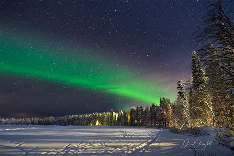Lapland Akaslompolo Northern Lights On A Frozen Lake Flickr