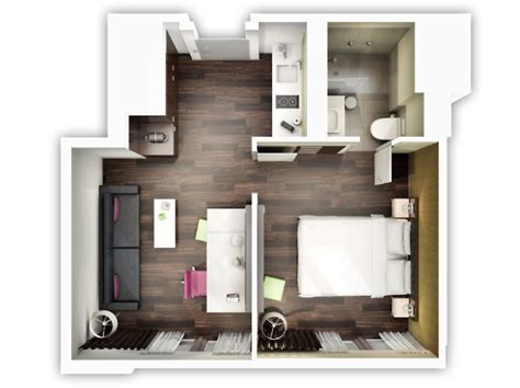 Le Plan Appartement Dun Studio 50 Idées