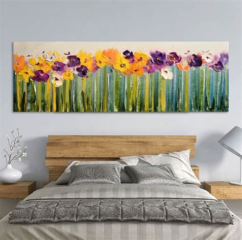 Those large, tall walls can be so beautiful, but decorating them to look right can be tricky. Extra large wall art Farmhouse painting Long narrow ...