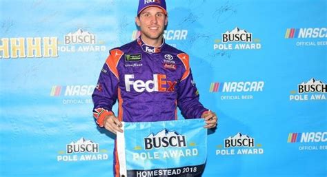 Listen to races online, plus find the latest nascar news, statistics and drivers. Denny Hamlin Wins Busch Pole Award at Homestead-Miami | MRN