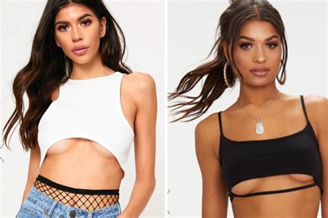 Fashion Trends 2018 Models Flash In Underboob Crop Tops In Latest