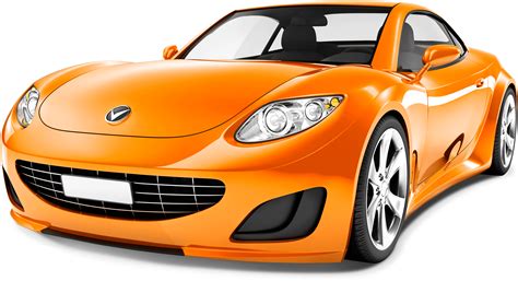Expensive Car Clipart Orange Sports Car Png Transparent Png Full