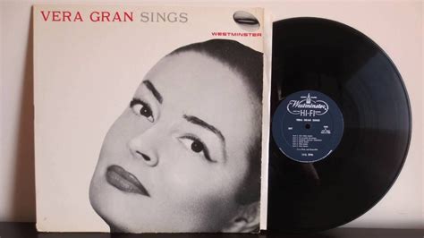Vera Gran Sings Polish Female Singer Westminster Usa Mono 1958 Youtube