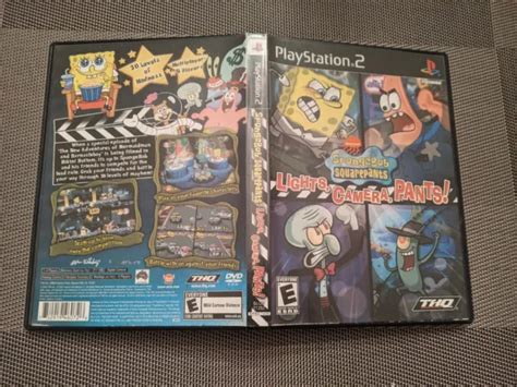 Spongebob Squarepants Lights Camera Pants Sony Playstation 2 2005