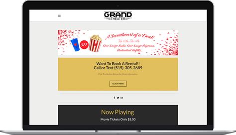 A Grand New Website For The Grand Theater Neapolitan Labs