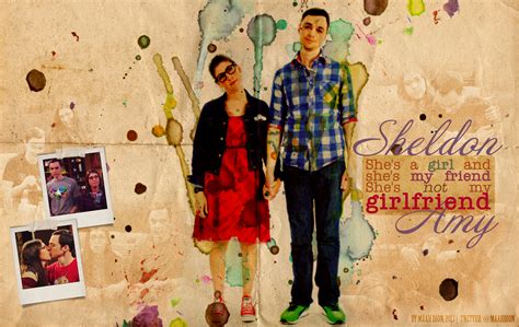 Sheldon And Amy Shamy Wallpaper By Maahdion On Deviantart