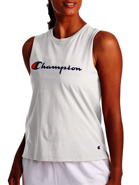 Champion Sleeveless Athleisure Muscle Tank Top Womens 1 Pack