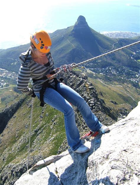 Abseiling Table Mountain In Cape Town South Africa Buddy The