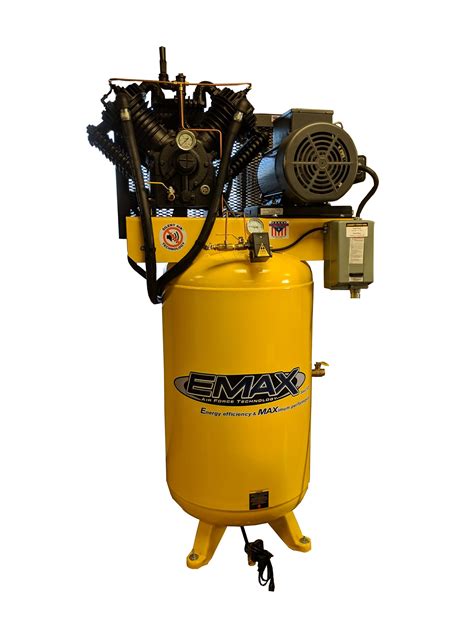 75 Hp Air Compressor 80 Gallon Three Phase Silent Air System With