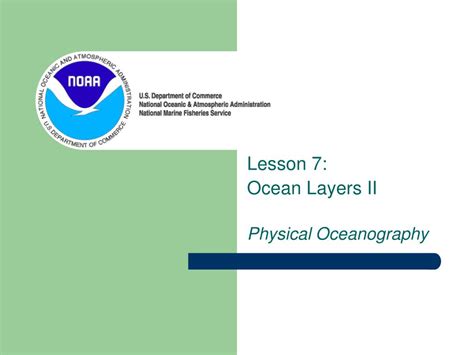 Ppt Lesson 7 Ocean Layers Ii Physical Oceanography Powerpoint
