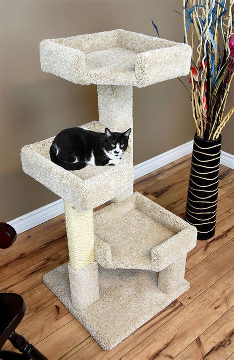 45 Solid Wood Cat Tree In 2020 Diy Cat Tree Wood Cat Cat Condo