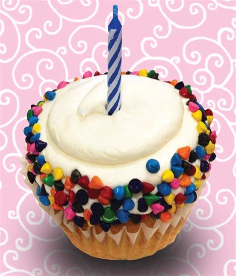 Vanilla Birthday Cake Jumbo Filled Cupcake
