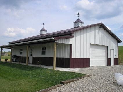 Our antique barn packages include all available sound original frame and finish elements including the timber frame. pole barn garage kit built by us at your location for Sale ...