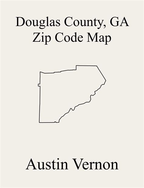 Douglas County Georgia Zip Code Map Includes Douglasville Lithia