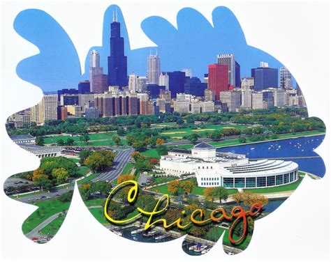 Established in 1990, letterpress chicago, a division of accucolor plus, inc. Chicago Postcard Museum - 21st Century Annex: Cutout Shapes
