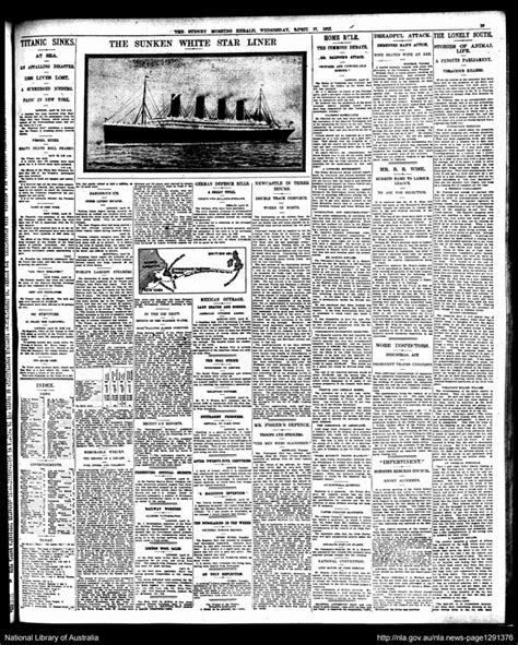 How News Of The Titanic Disaster Broke Abc News