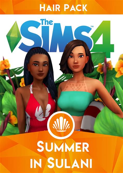 Sims 4 Hairs In My Dreams Summer In Sulani Hair Pack