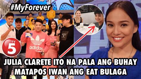 Eat Bulaga Julia Clarete Suportado Parin Ang Eb Ito Na Pala Ang Buhay
