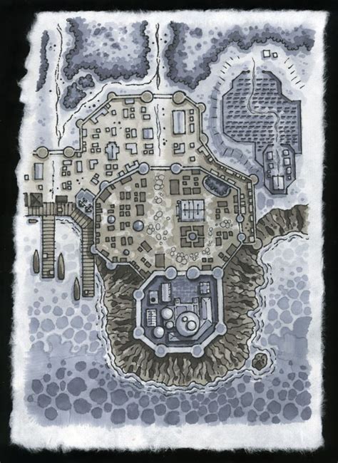 Dungeons And Dragons Map Fantasy City Map Dungeons And Dragons
