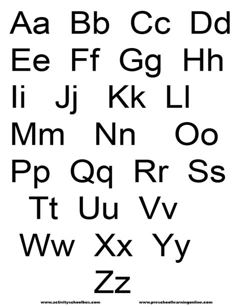 Printables Alphabet