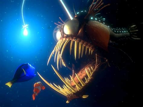 Finding Nemo Anglerfish Reef Wallpaper Top Free Wallpapers