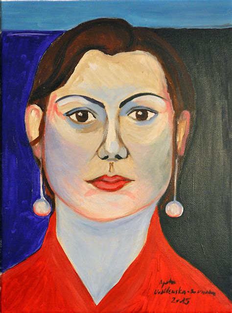 Emotional Self Portrait Painting By Agata Wroblewska Borucka Pixels