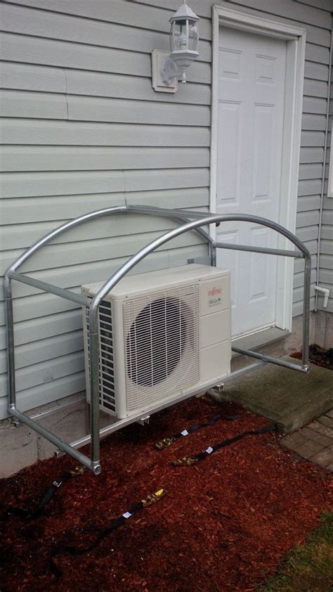 Combined with an indoor section called an air handler. Diy Heat Pump Shelter