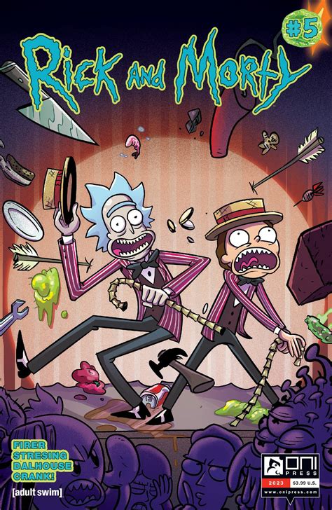 Rick And Morty 5 Stresing Cover Fresh Comics